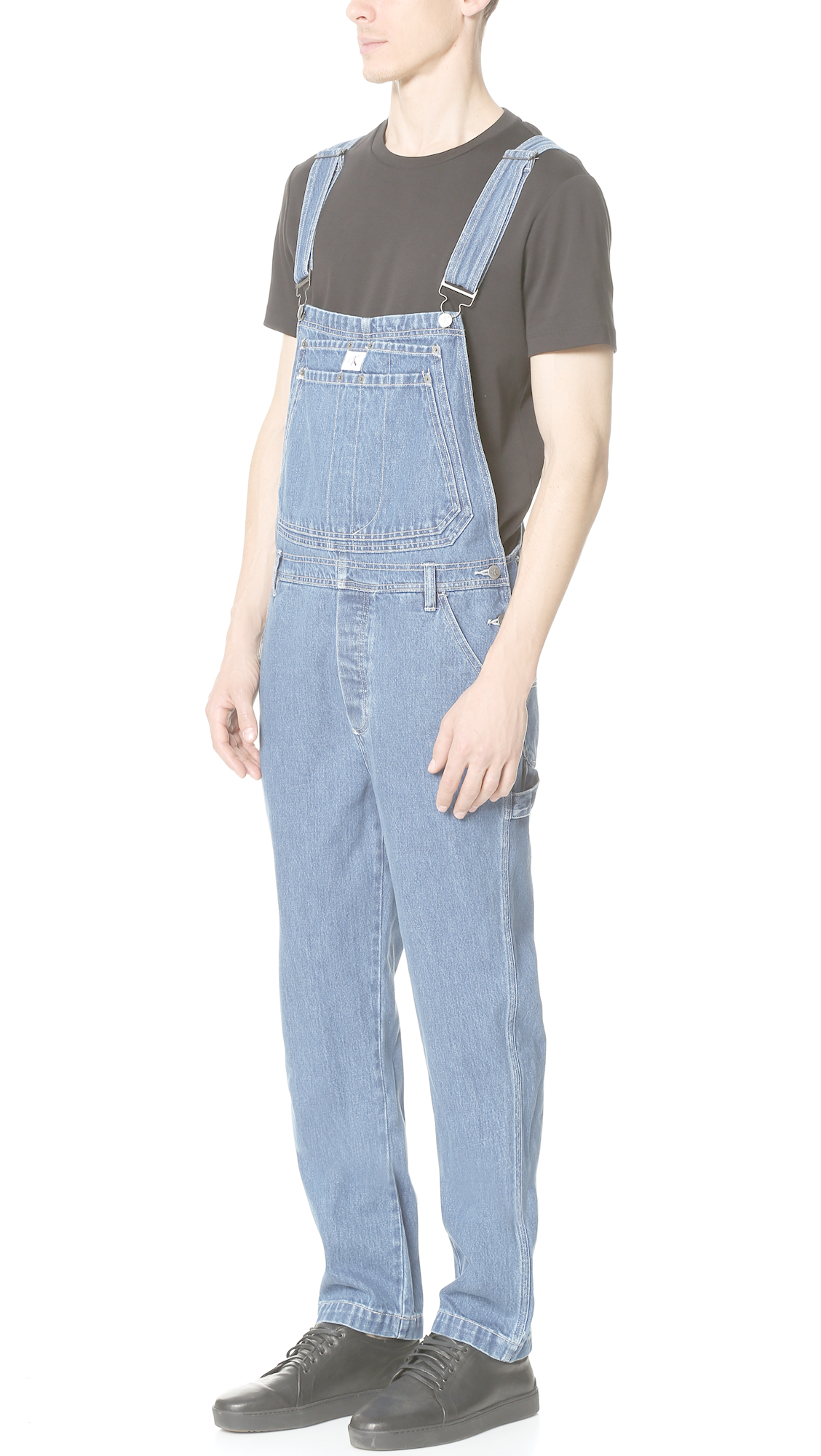 Calvin Klein Vintage Denim Overalls in Blue for Men Lyst